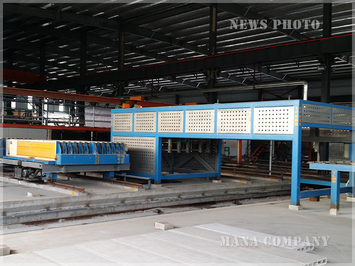 广东客户-M09方孔陶粒墙板生产线